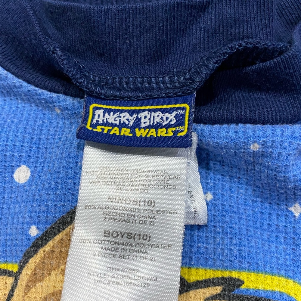 2- Set of Pajamas Angry Birds Star Wars Size Boys 10 - Picture 10 of 15